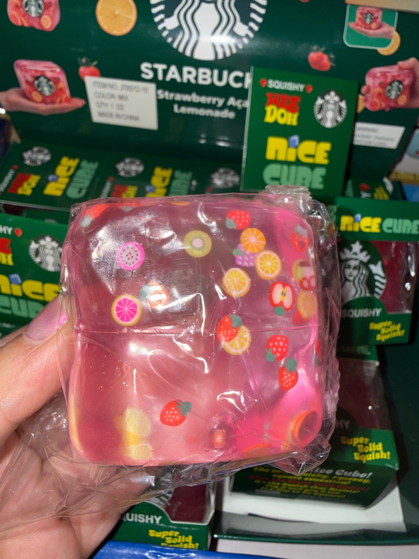 Pink Drink π₯€ Squishy Cube