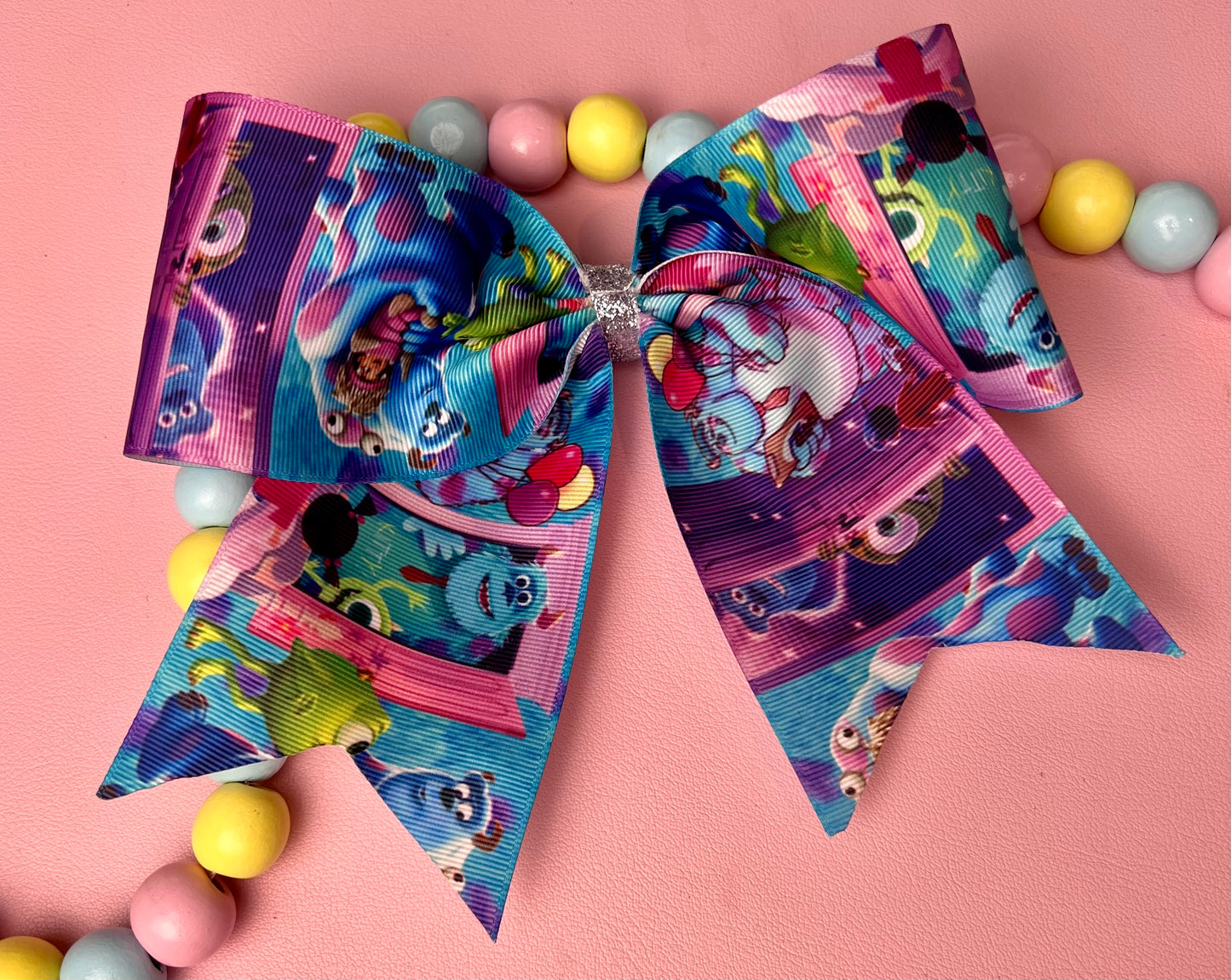 Monsters Inc Cheer Bow