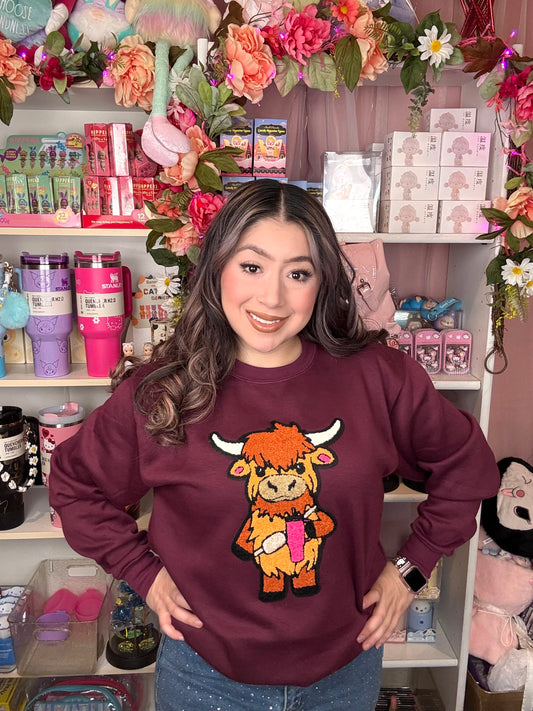 Highland Cow Sweater 🐮