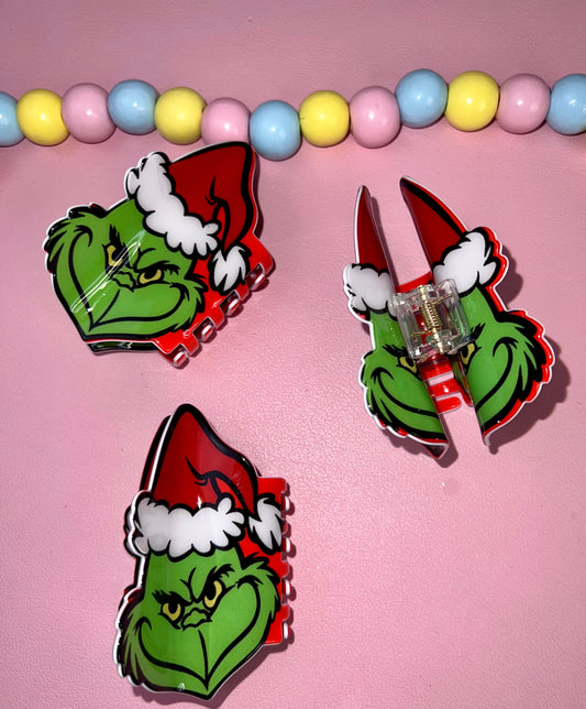 Grinch & Max Claw Clip