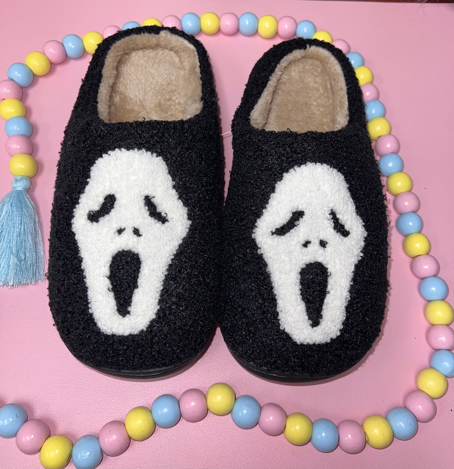 Ghost Face Slippers