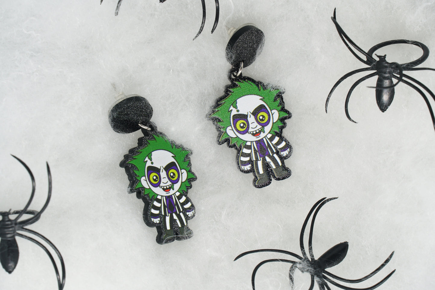 Beetlejuice Earrings