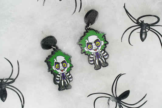 Beetlejuice Earrings