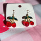 Cherry Earrings & Mini Clips