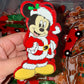 Santa Mickey Claw Clip