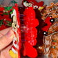 Santa Mickey Claw Clip