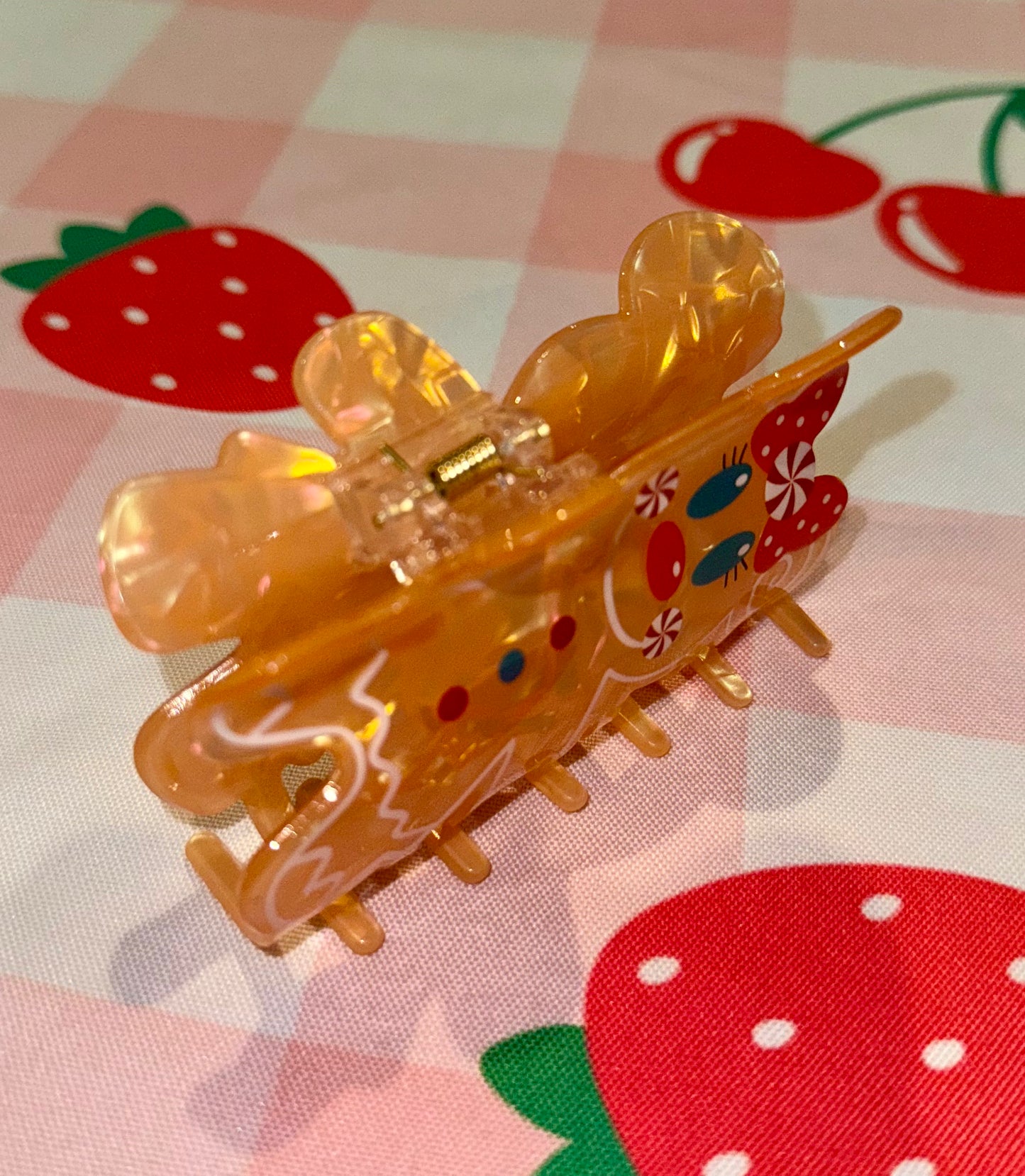 Minnie Gingerbread Claw Clip 🎄✨