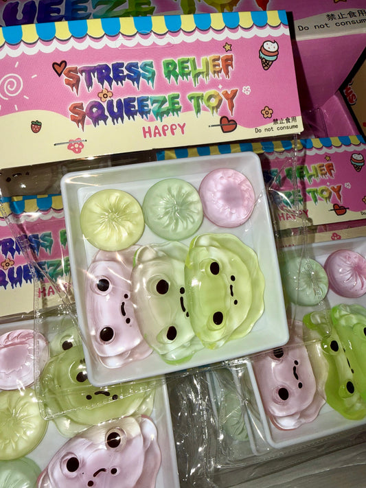Kawaii Dumpling Squishy Set ⭐