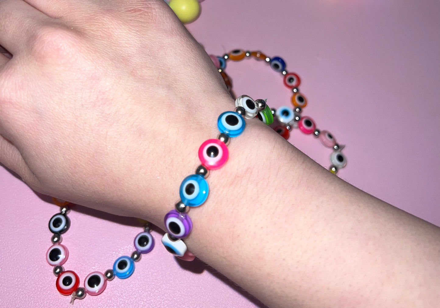 Multi Color Evil Eye Bracelet