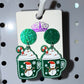 Holiday Mug Earrings 🎄💚