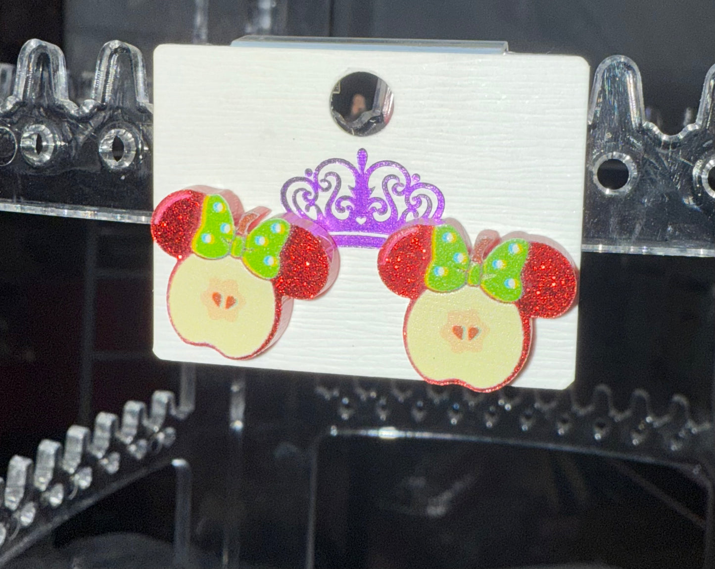 Minnie Apple Cutie Studs