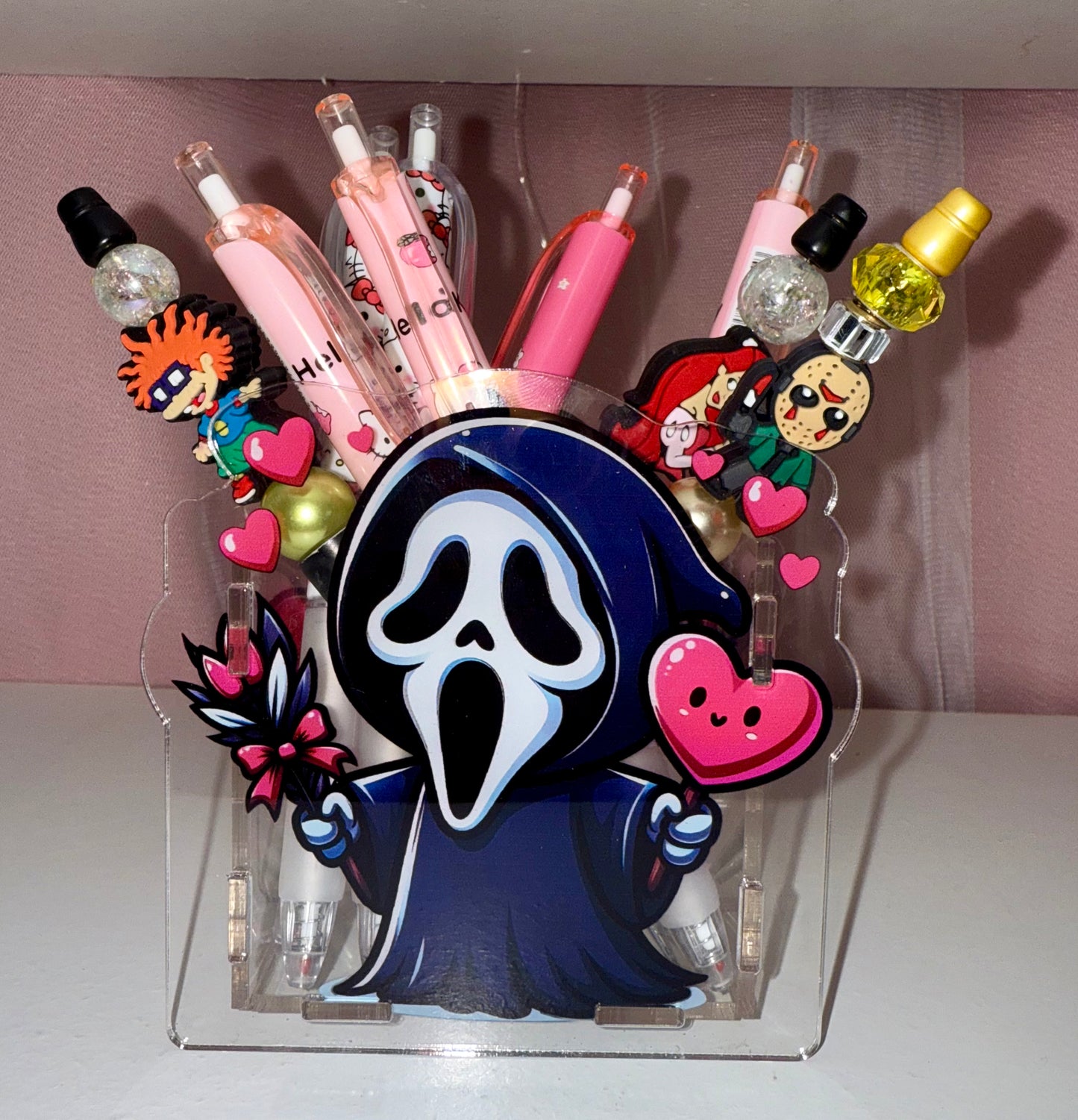Cute Ghostface Desk Organizer
