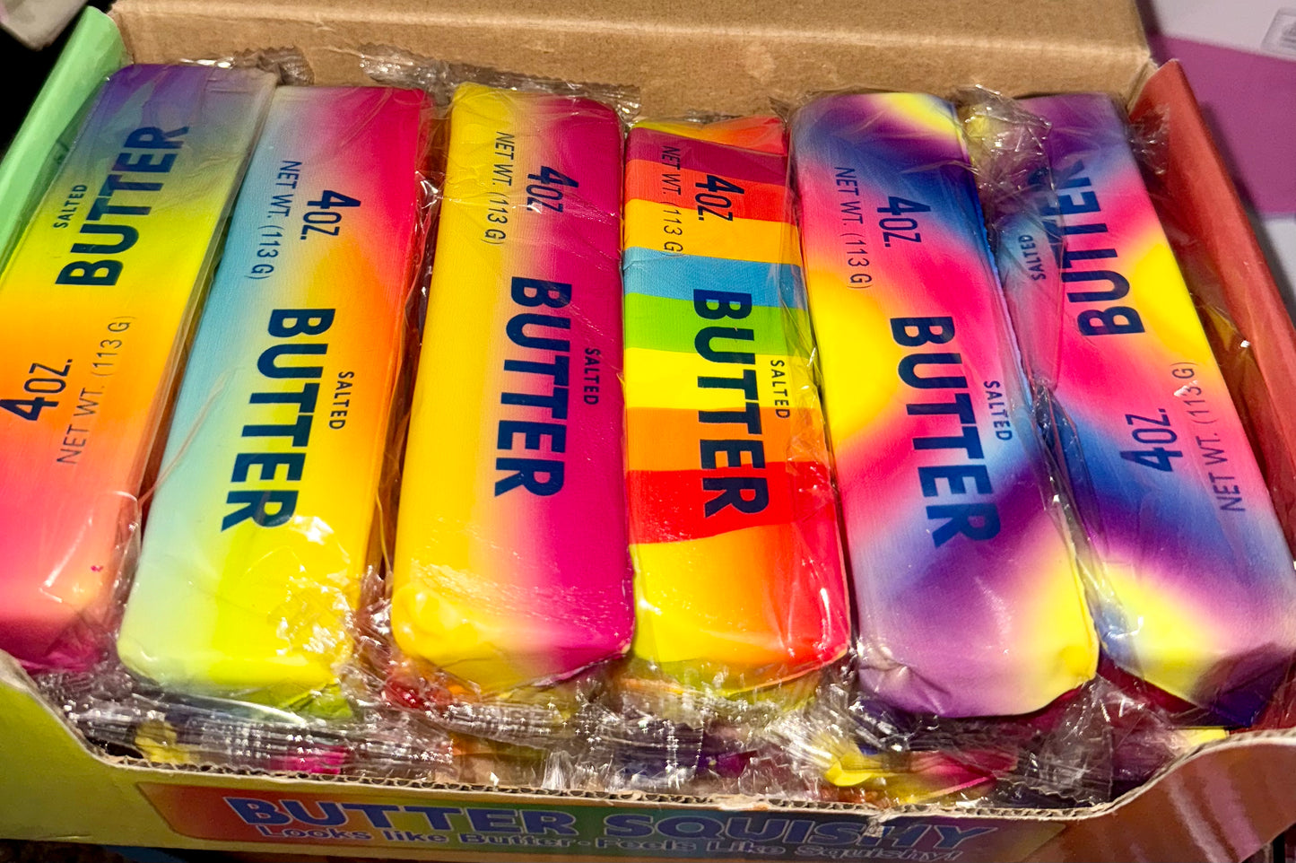 Rainbow Butter Squishy 🧈