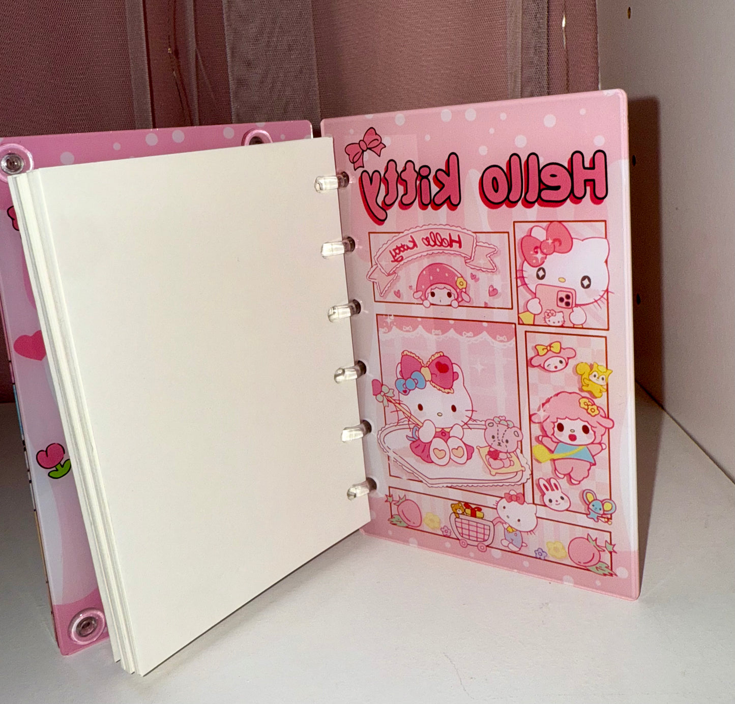 Kawaii Hello Kitty Acrylic Notebook 💕