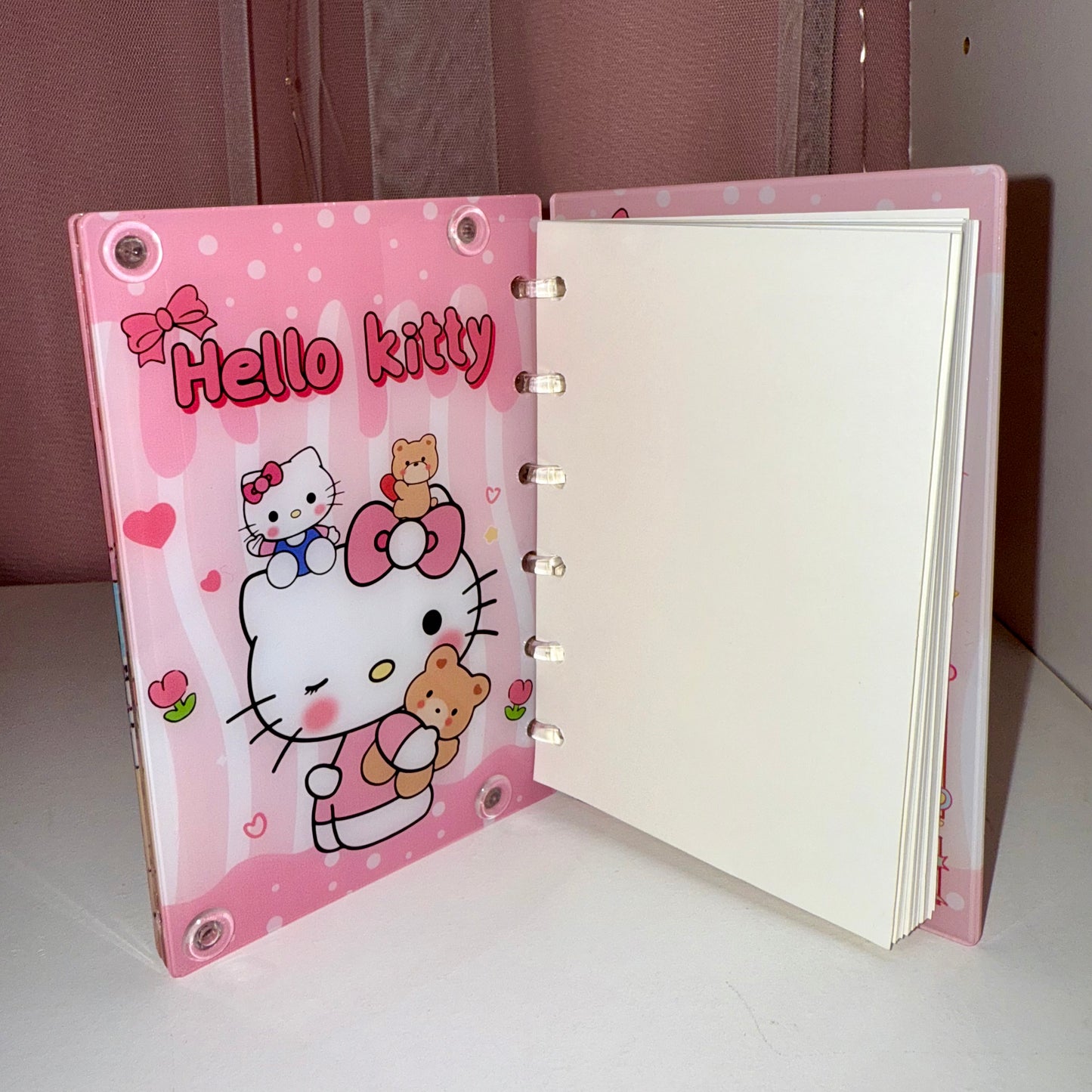 Kawaii Hello Kitty Acrylic Notebook 💕