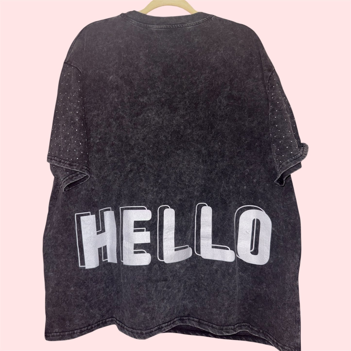Black Acid Wash Tee