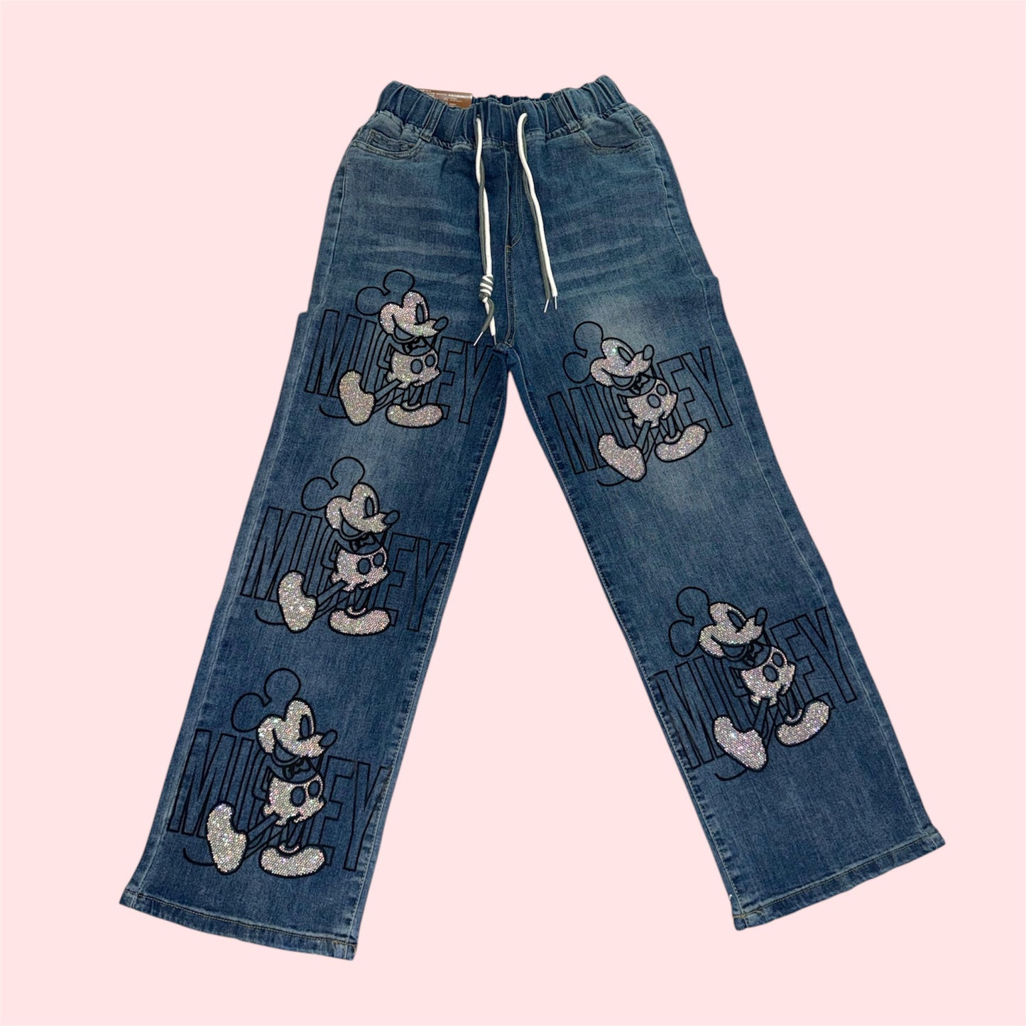 Sparkle Icon Relaxed Denim Jeans