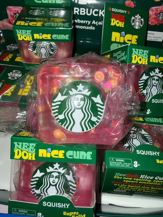 Pink Drink 🥤 Squishy Cube