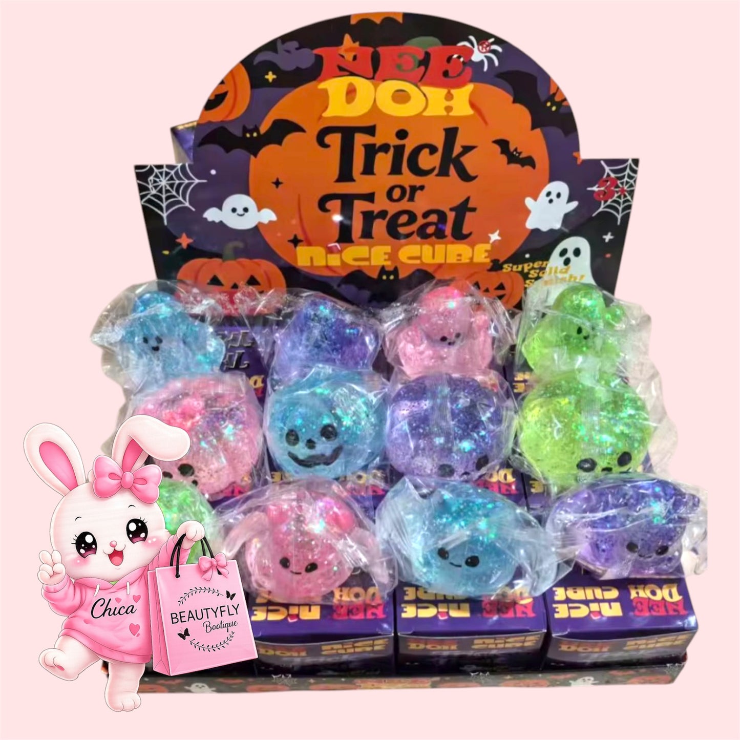 Mystery Halloween Squishy Box – Cute Spooky Squishy Toy 🎃👻🦇