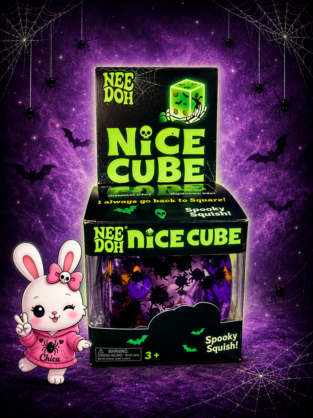 🎃 Spooky Halloween Squishy Cube