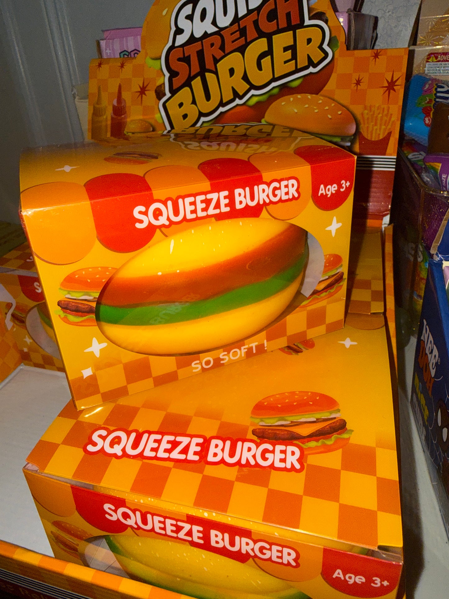 Giant Burger Squishy 🍔
