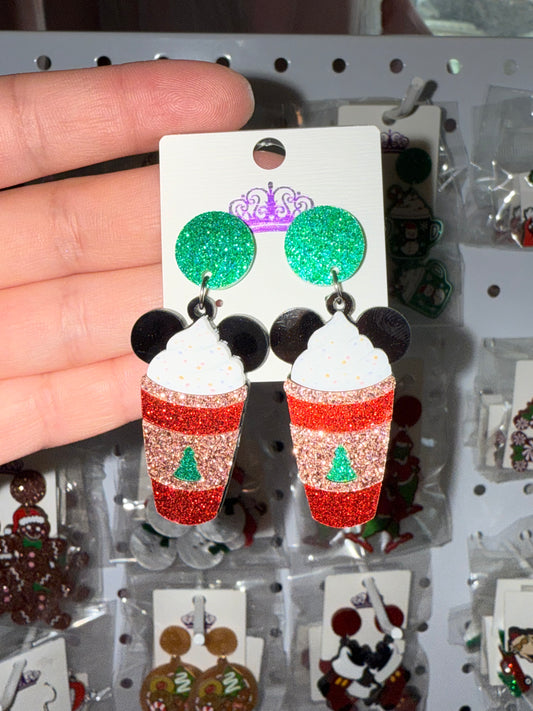 Mickey Holiday Frappe Dangles